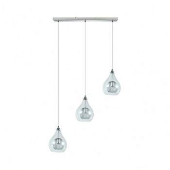 Distribuidor - Lâmpadas Diversas | Lâmpadas Modernas | COLGANTE LHASA 3XG9 CROMO REGX65X65 CM Ref: 154093020